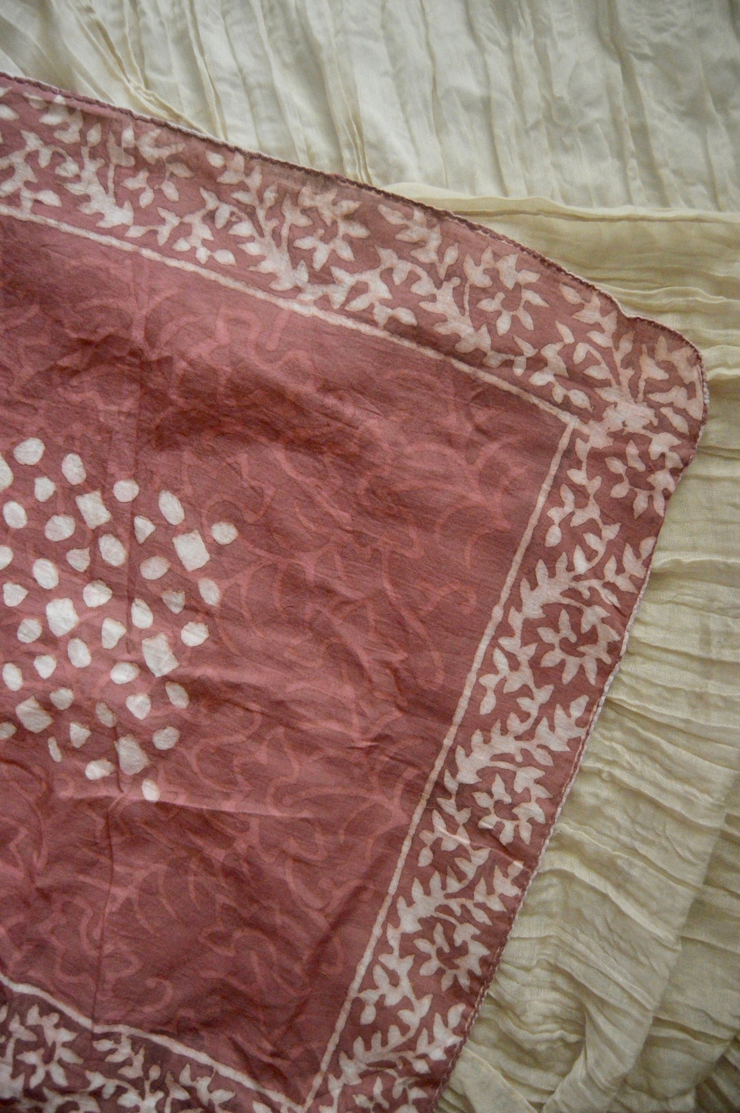 The Chianti Block Printed Cotton Bandana My Store
