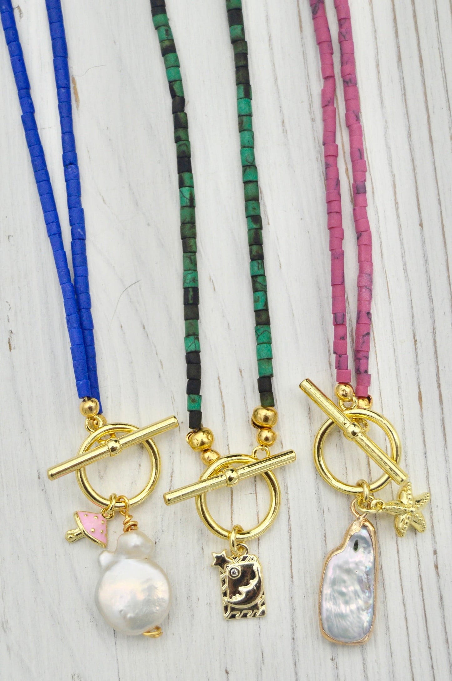 The Lorelei Pearl Starfish Necklace Alma Collective
