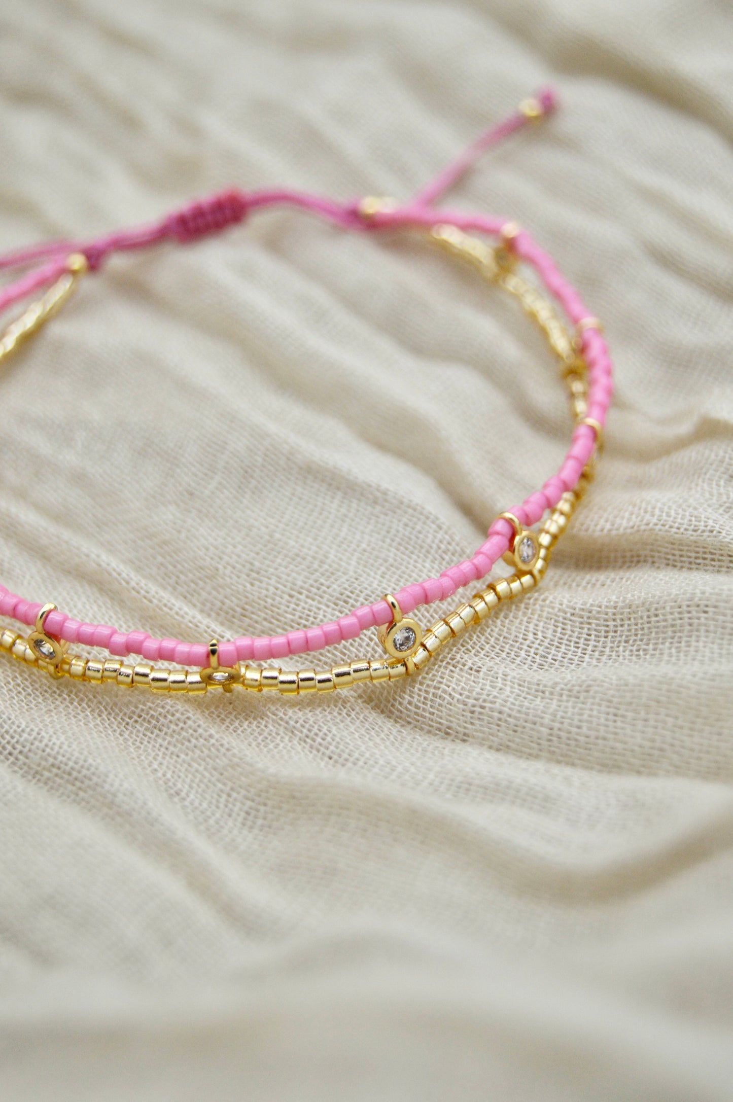 Tulum Bracelet Pink Side
