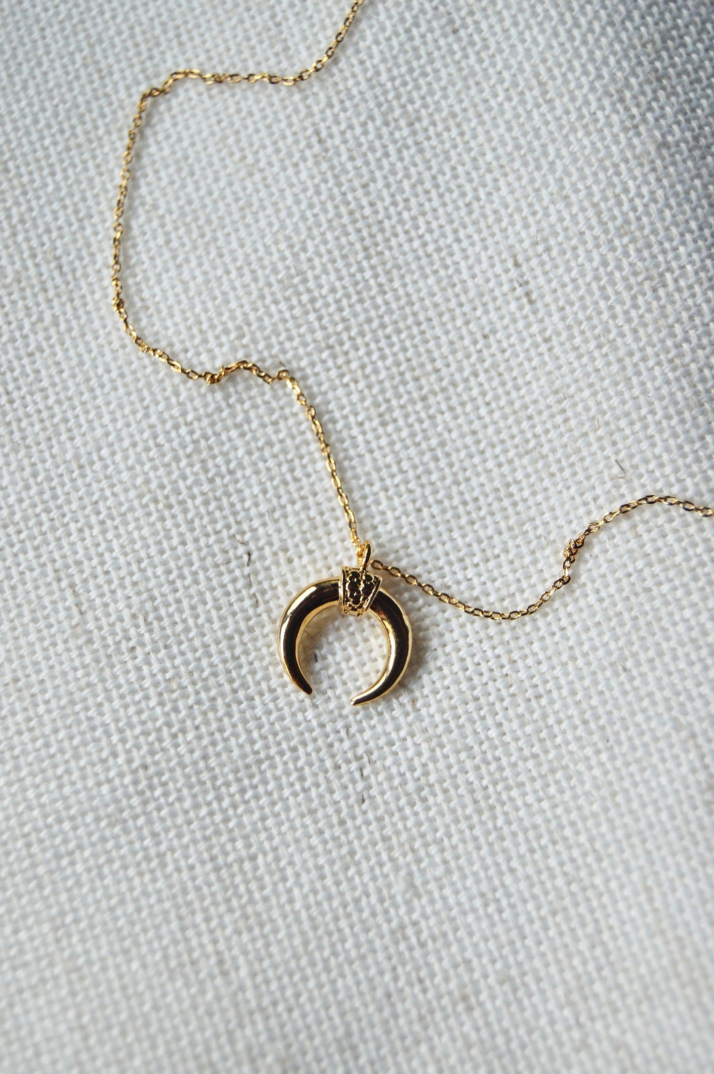The Solace Crescent Necklace Alma Collective