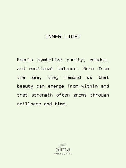The Amara Pearl Heart Necklace - Alma Collective