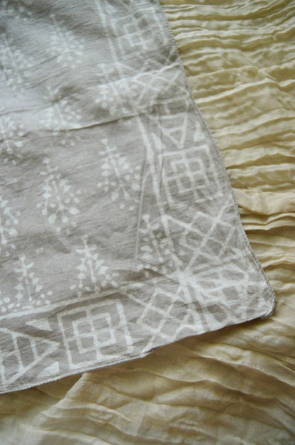 The Haze Block Printed Cotton Bandana My Store