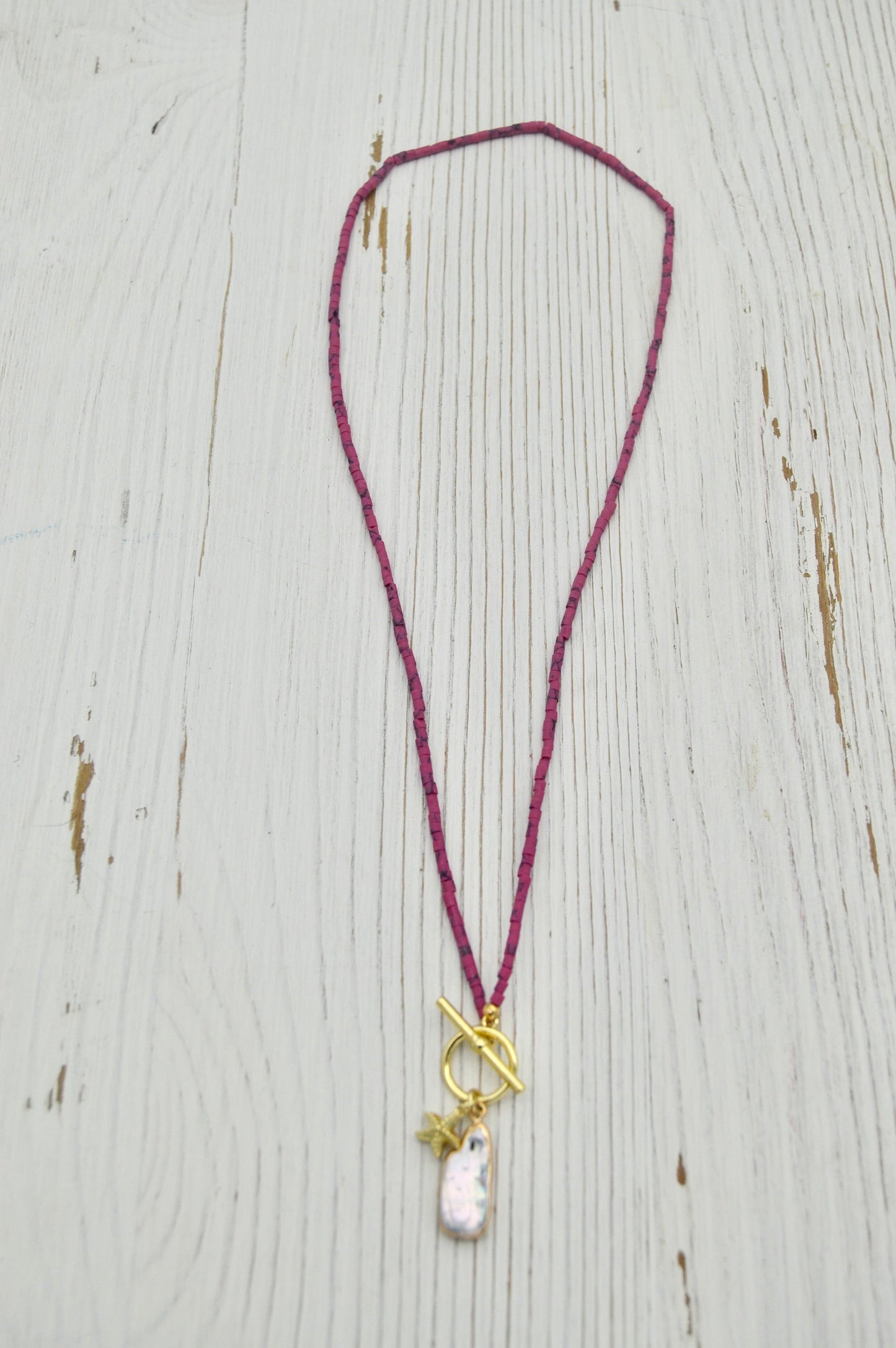 The Lorelei Pearl Starfish Necklace Alma Collective