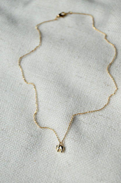 Elephant Necklace Flatlay