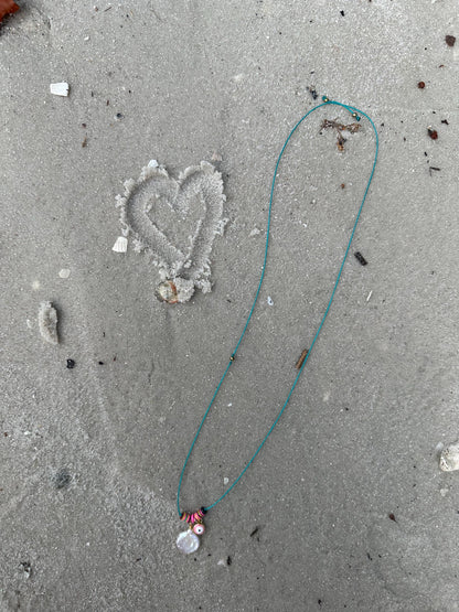 Evil Eye String Necklace Front