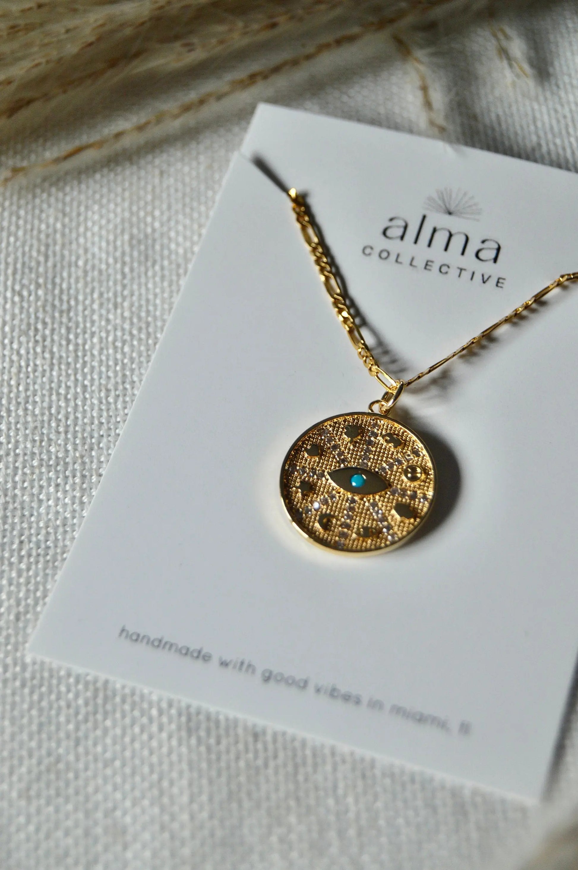 Gold Lucky Necklace Packaging