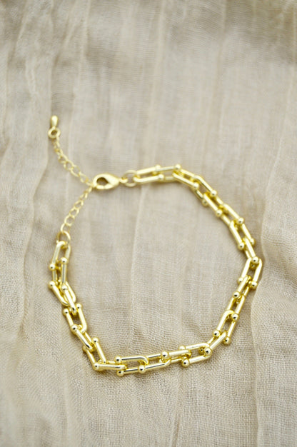 The Mariner Gold Chain Bracelet Alma Collective