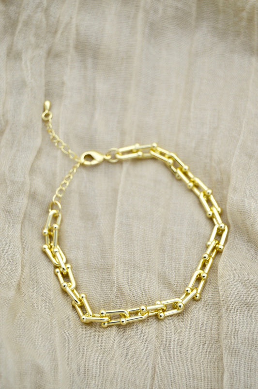 The Mariner Gold Chain Bracelet Alma Collective