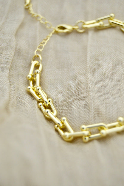 The Mariner Gold Chain Bracelet Alma Collective