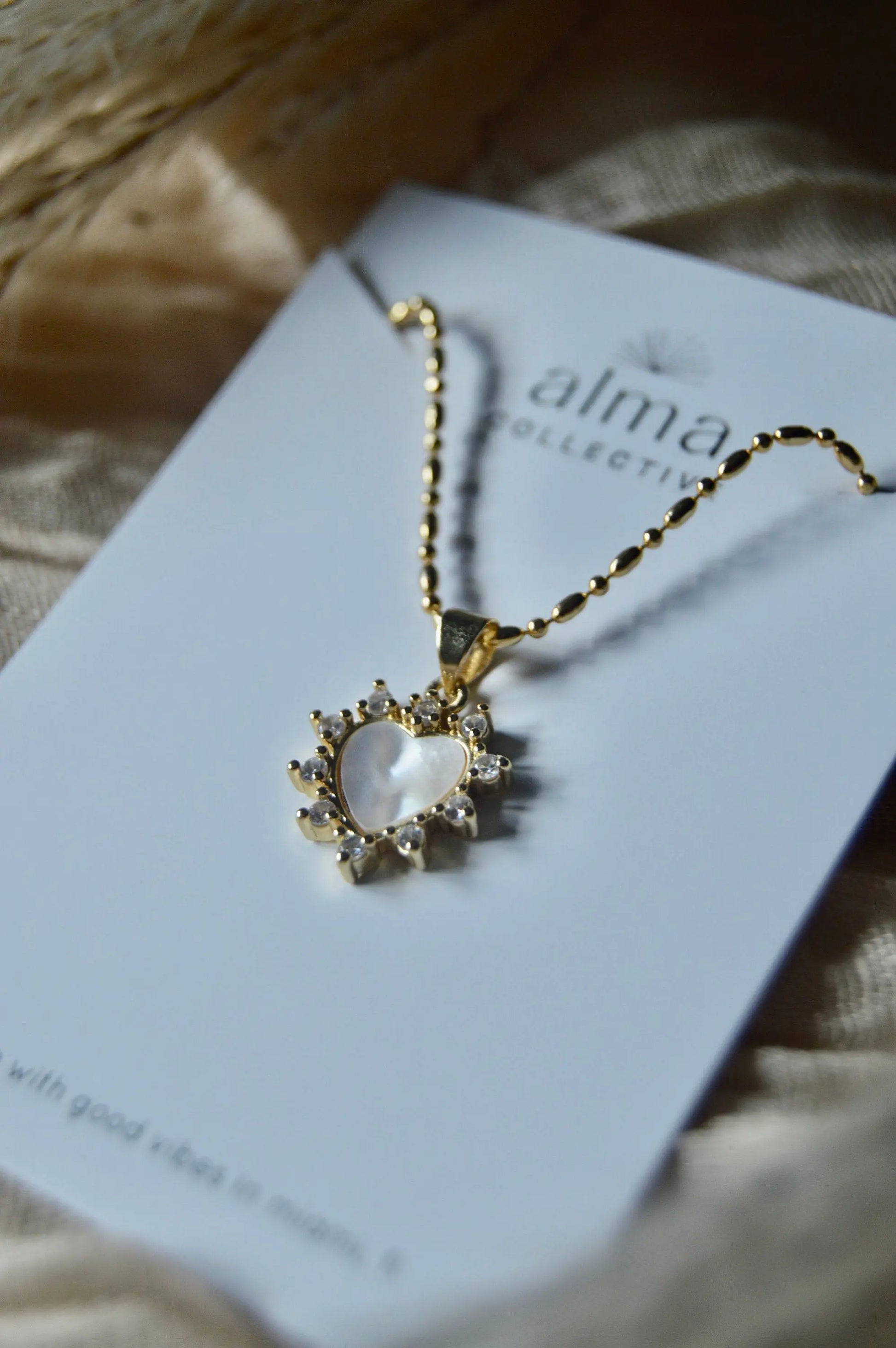 Pearl Heart Necklace Packaging