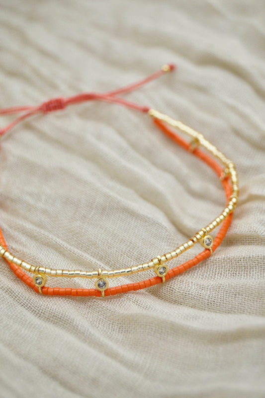 Tulum Bracelet Orange Top