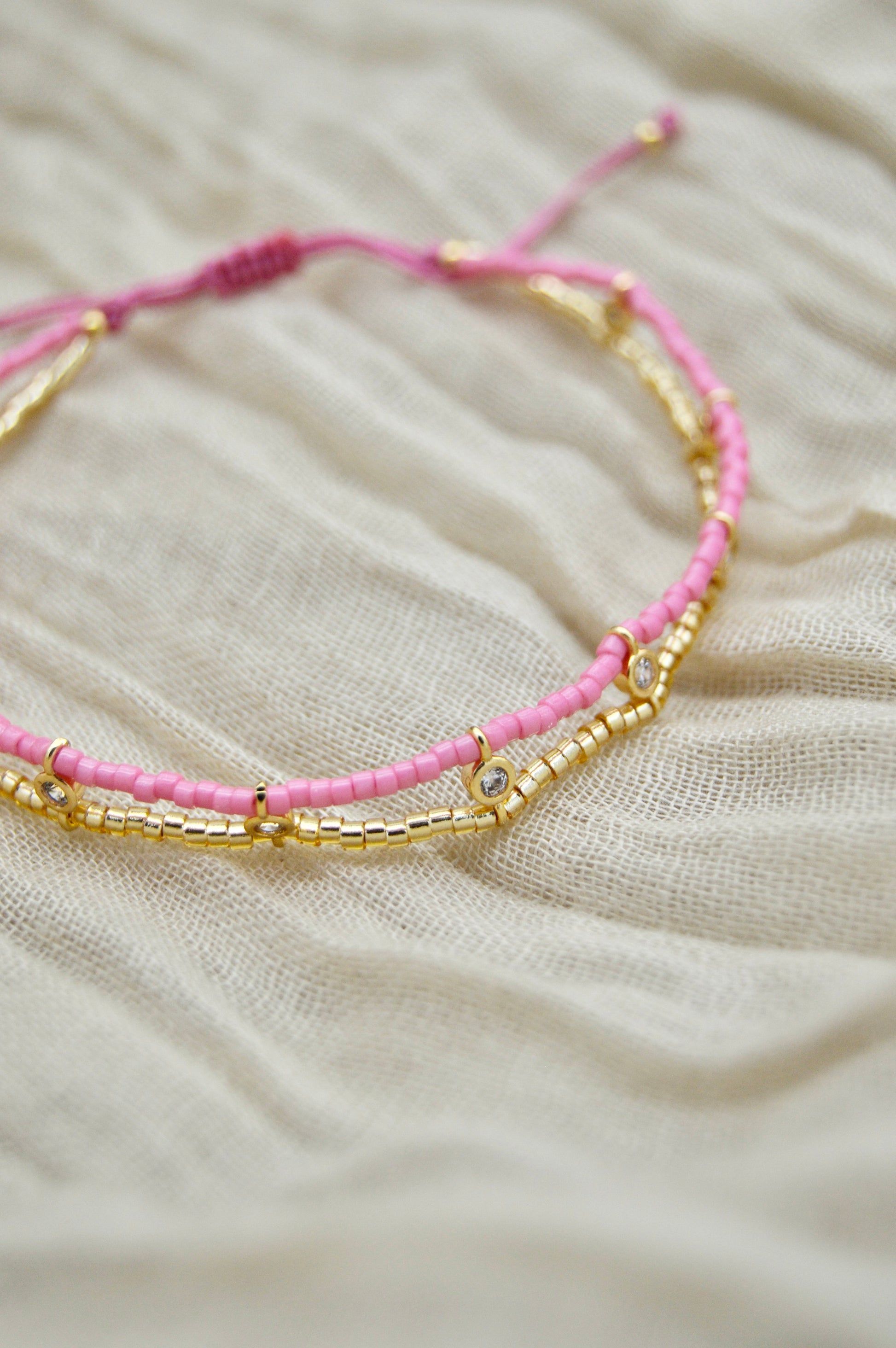 Tulum Bracelet Pink Side