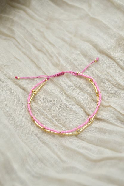 Tulum Bracelet Pink Top