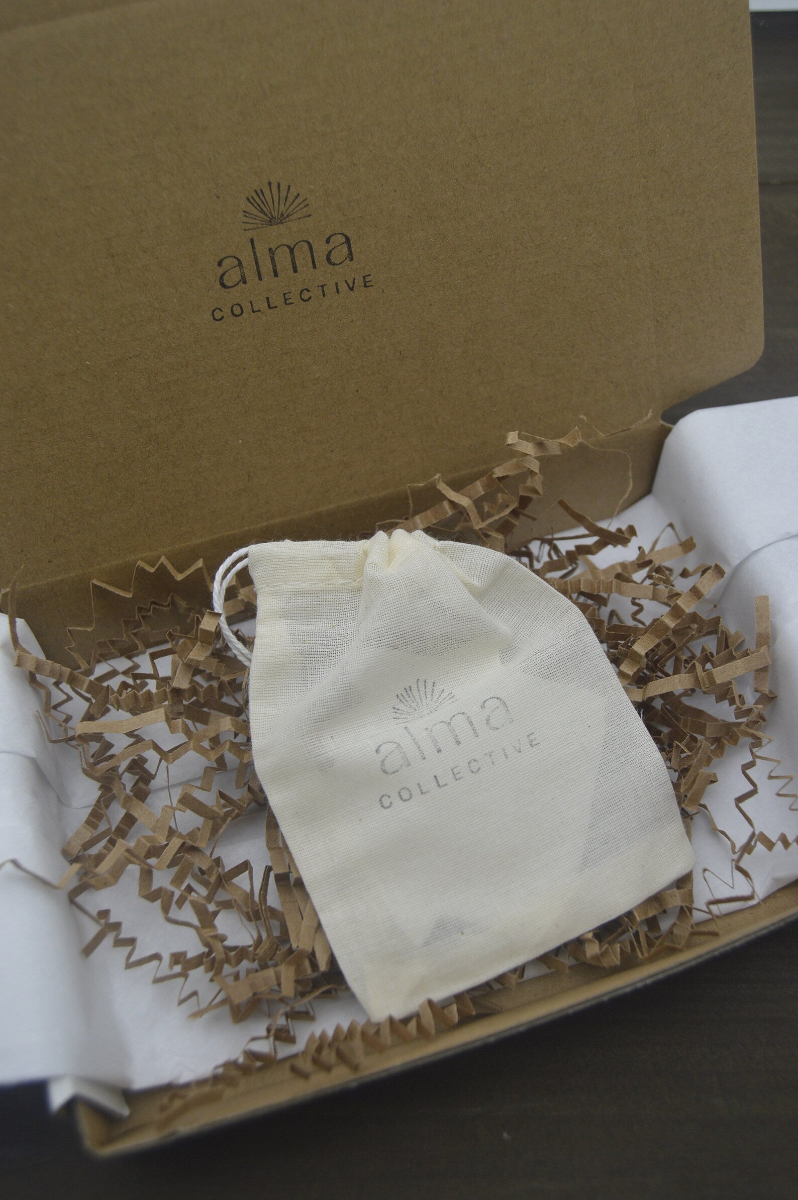 Handmade White Polymer Clay Ornament – Personalized Year | New Home Gift Alma Collective