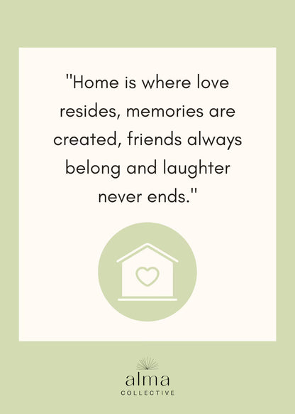 Handmade White Polymer Clay Ornament – Personalized Year | New Home Gift Alma Collective