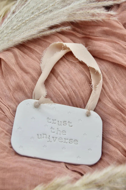 Trust the Universe Hanging Keepsake Alma Collective