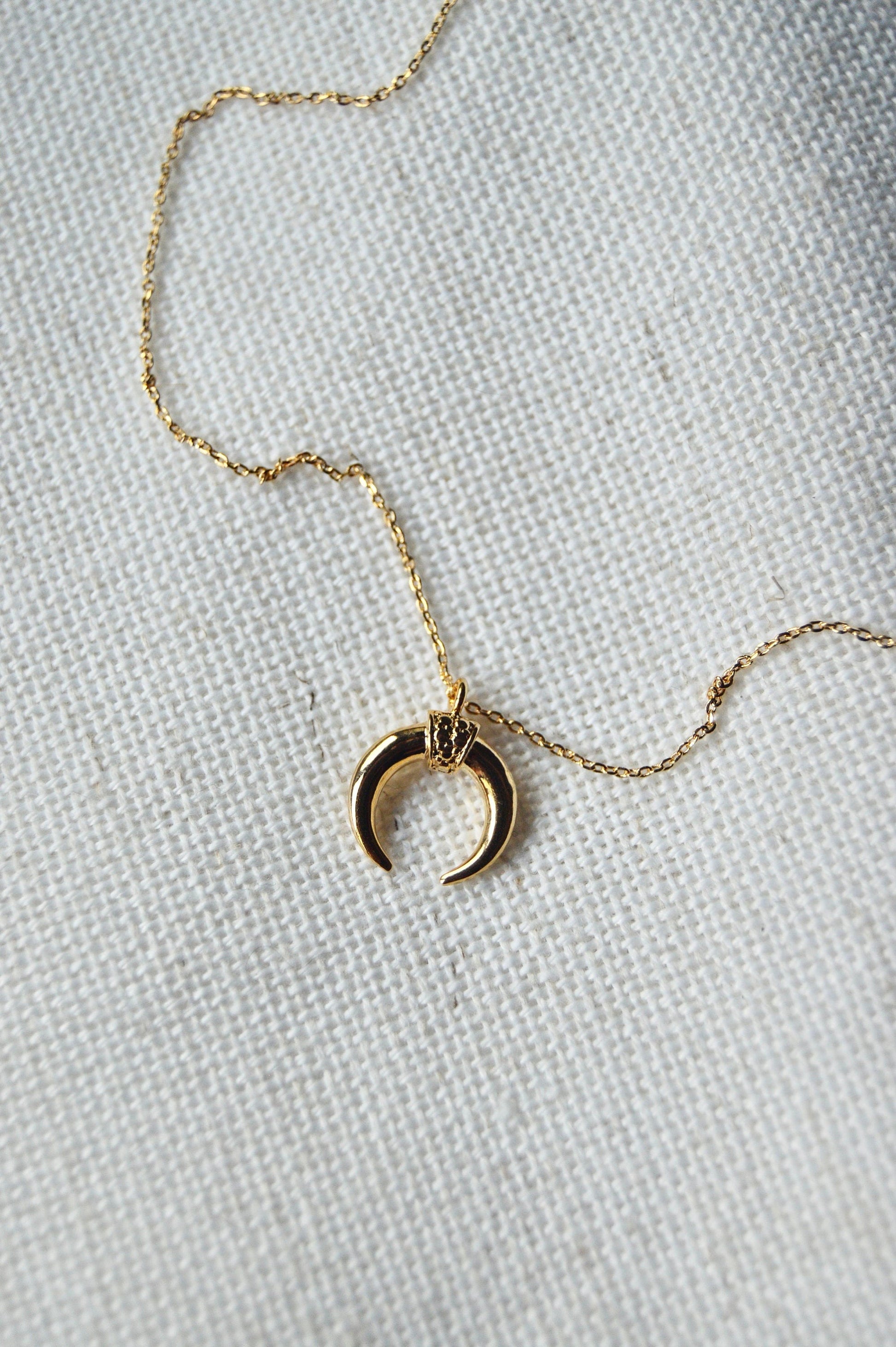 The Solace Crescent Necklace Alma Collective