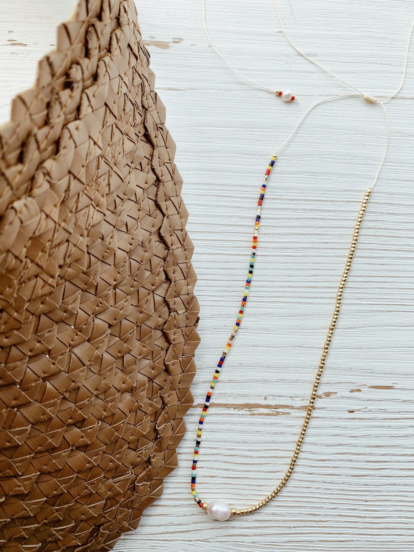 The Cove Pearl & Seed Bead Necklace Alma Collective